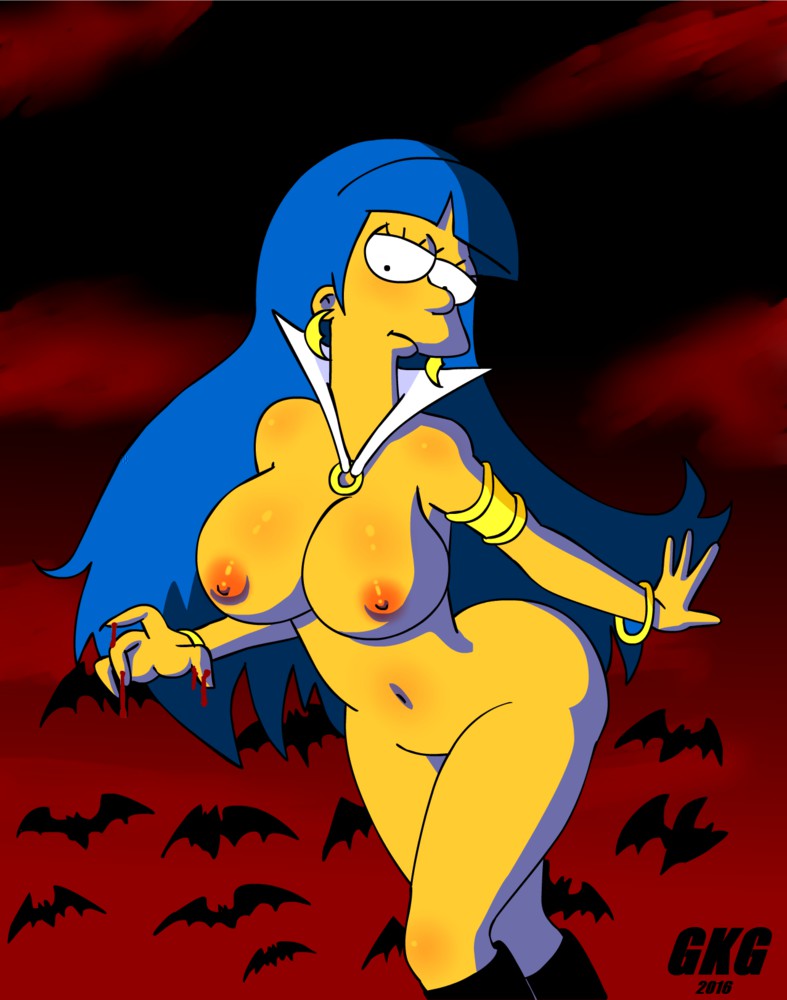 Huge Tits Futanari - Big Tits Marge Futanari And Show Off - Simpsons Porn