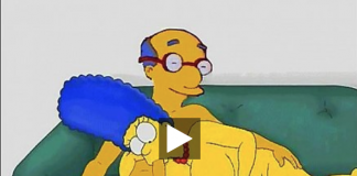 Darmowe porno kreskówka Simpson