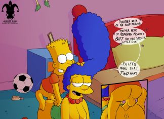 Simpsons tecknad sex video