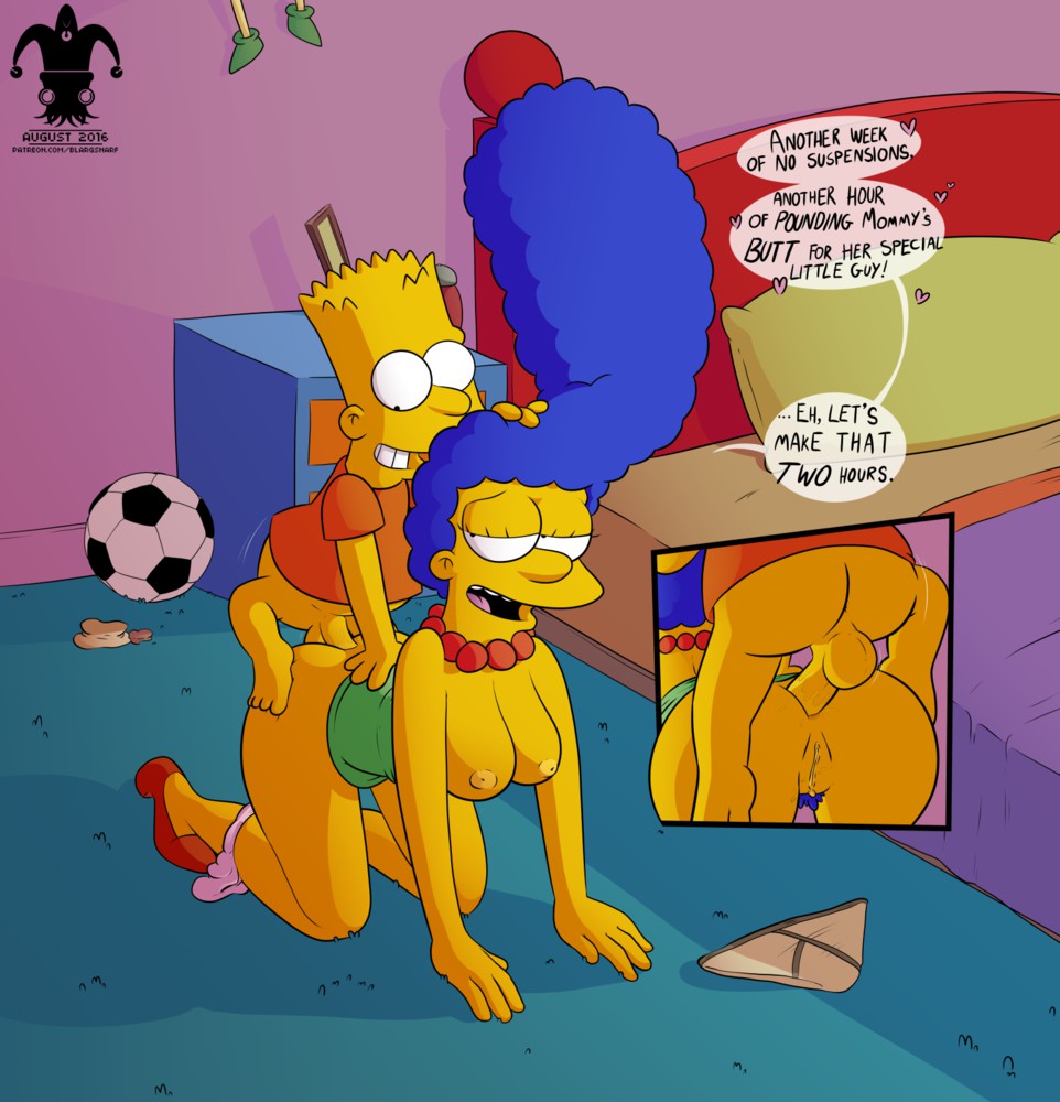 Simpsons Porn Incest Animated Gif - Bart Fucking Marge Tits - PORNO LOOK