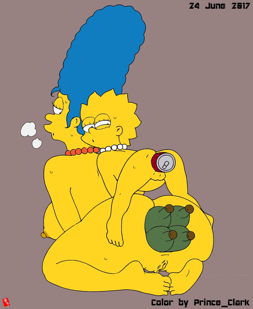 Simpsons Lesbian - Marge and BBW Ladies - Simpsons Porn